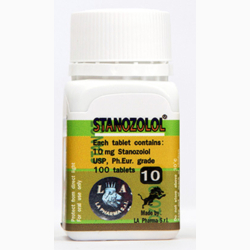 STANOZOLOL TAB 10 MG 100 UNITS STANOZOLOL LA PHARMA