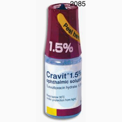 LEVOFLOXACIN EYE DRP 1.5% (5 ML) 1 UNITS CRAVIT OPHTHALMIC SANTEN PHARMA