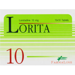 LORATADINE FILM-COAT TB 10 MG 100 UNITS LORITA FARMALINE