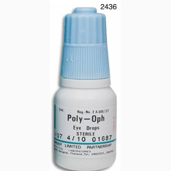 NEOMYCIN SULFATE   POLYMYXIN B   GRAMICIDIN EYE DRP (10 ML) 3 UNITS POLYOPH SANG THAI MEDICAL