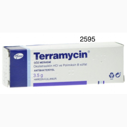 OXYTETRACYCLINE   POLYMYXIN B OINT OPTH (3.5 G) 4 UNITS TERRAMYCIN PFIZER INTER. CORP