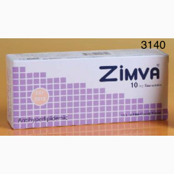 SIMVASTATIN FILM-COAT TB 10 MG 10x10 UNITS ZIMVA GPO
