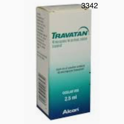 TRAVOPROST BAK FREE 0.004 % (2.5 ML) 1 UNITS TRAVATAN NOVARTIS ALCON
