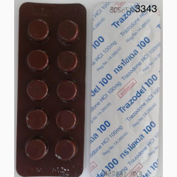 TRAZODONE TAB 100 MG 100 UNITS TRAZODEL PHARMINAR
