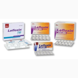 LEVOFLOXACIN FILM-COAT TB 500 MG 25 UNITS LEFLOXIN SIAM BHAESAJ