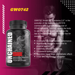 GW-0742 (CARDARINE 2.0) 10 MG. CAPSULE 60 UNITS GW-0742 (CARDARINE 2.0) UNCHAINED COMPOUNDS