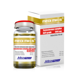 Trenbolone enanthate 100mg/ml and Testosterone enanthate 200mg/ml and Drostanolone enanthate 200mg/ml 1 UNITS MEDI MIX 6 MEDITECH