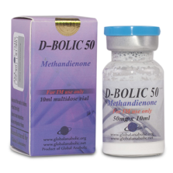 METHANDIENONE 50 MG. 10 CC. VIAL 1 UNITS D-BOLIC 50 GLOBAL ANABOLIC