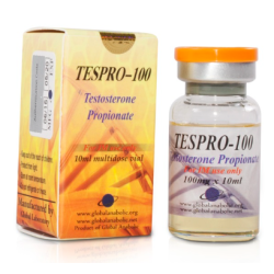 TESTOSTERONE PROPIONATE 100 MG 10 CC VIAL 1 UNITS TESPRO-100 GLOBAL ANABOLIC